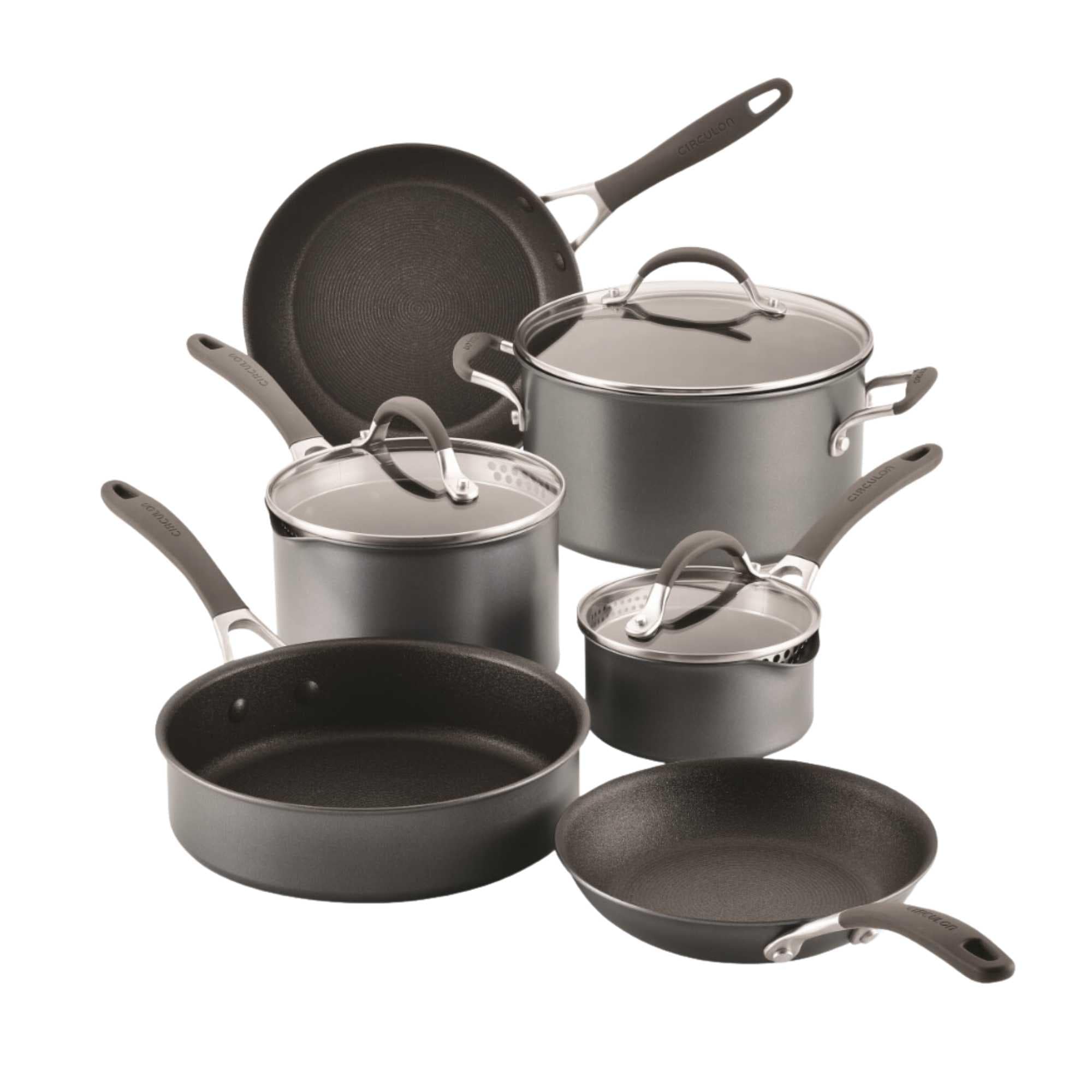 Circulon A1 Series with ScratchDefense Technology Nonstick Induction Cookware/Pots and Pans Set